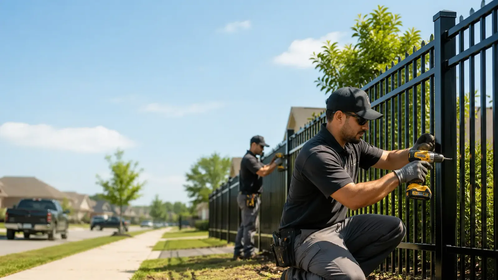 Metal Fence Installation in Riverhead, NY